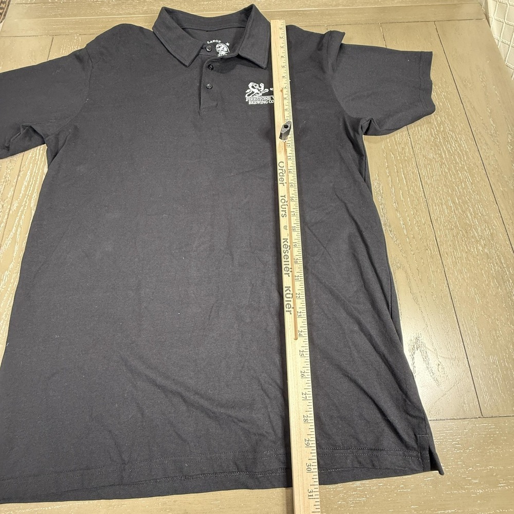 Firestone Walker Brewing Company Polo Shirt Mens XL Black Embroidered Logo Beer‎ - Picture 5 of 8